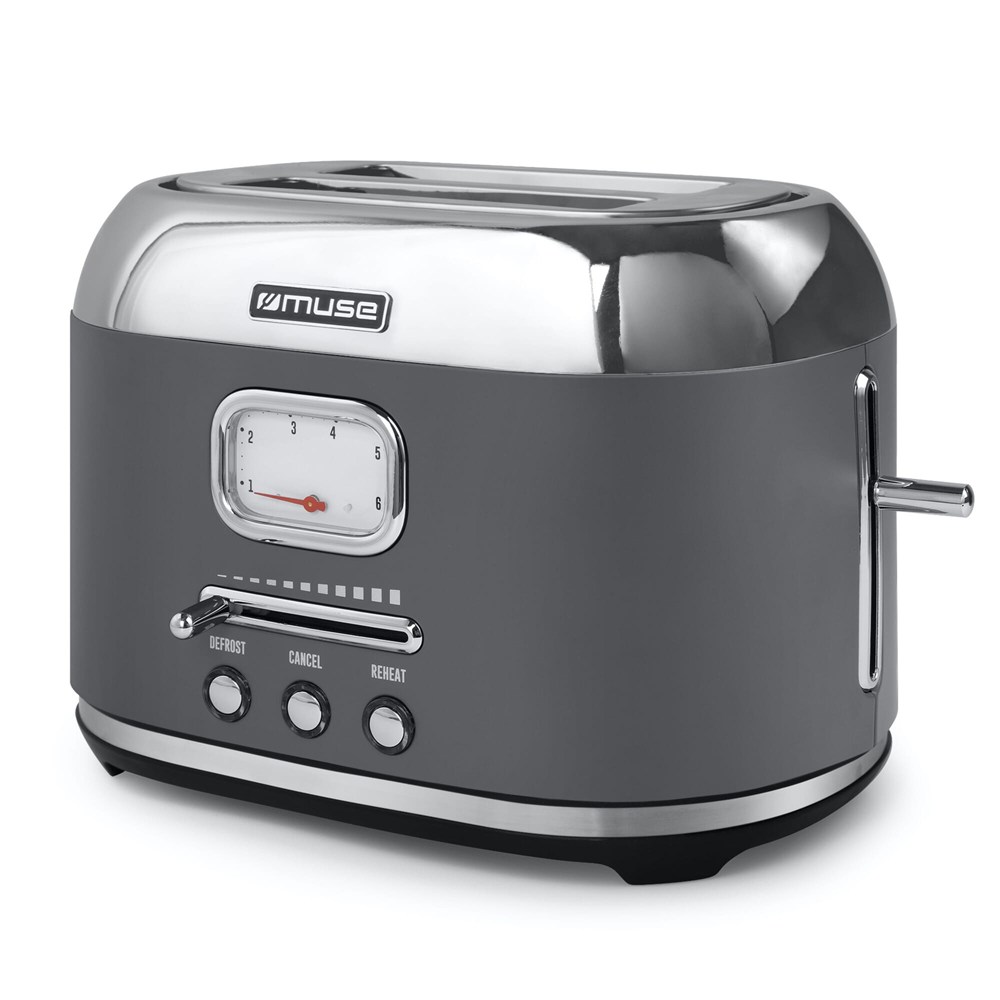 Muse Toaster 1000 Watt - dunkelgrau