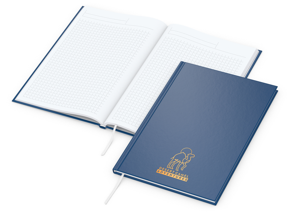 Notizbuch Memo-Book Express, A5, dunkelblau