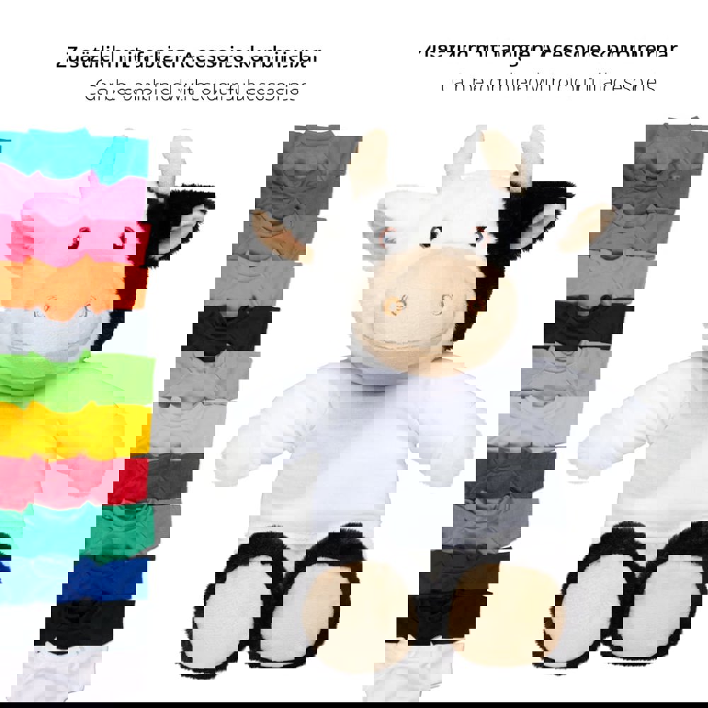 RecycelKuh, schwarz/weiß, M