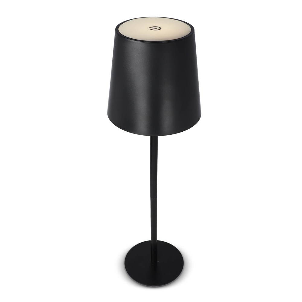 Metalltischlampe