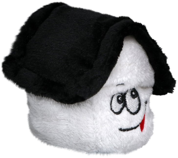 Schmoozies® Haus, weiß/schwarz, one size