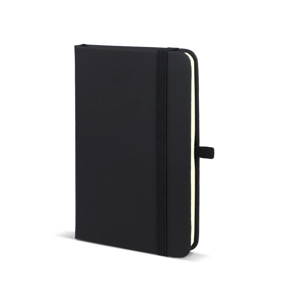 PU-Notizbuch Sora A6 - schwarz
