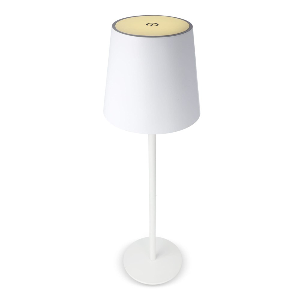 Metalltischlampe